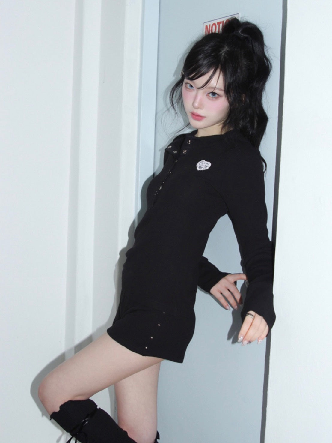【CHERRYQUIRI】soft cozy waffle hoodie