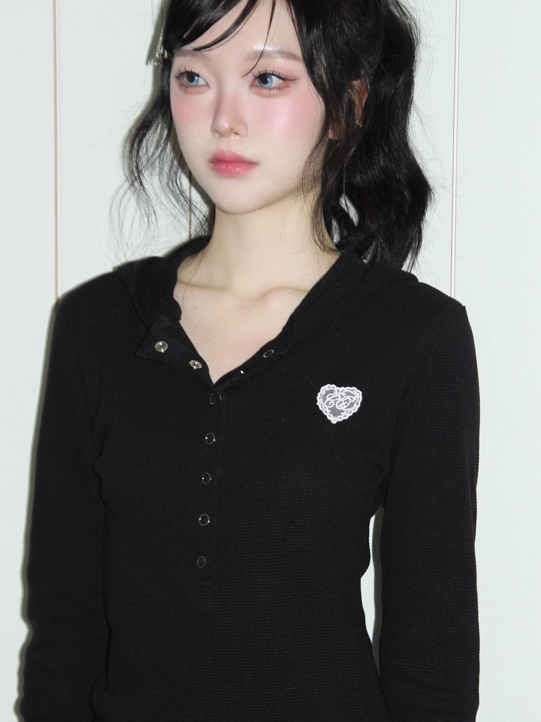 【CHERRYQUIRI】soft cozy waffle hoodie