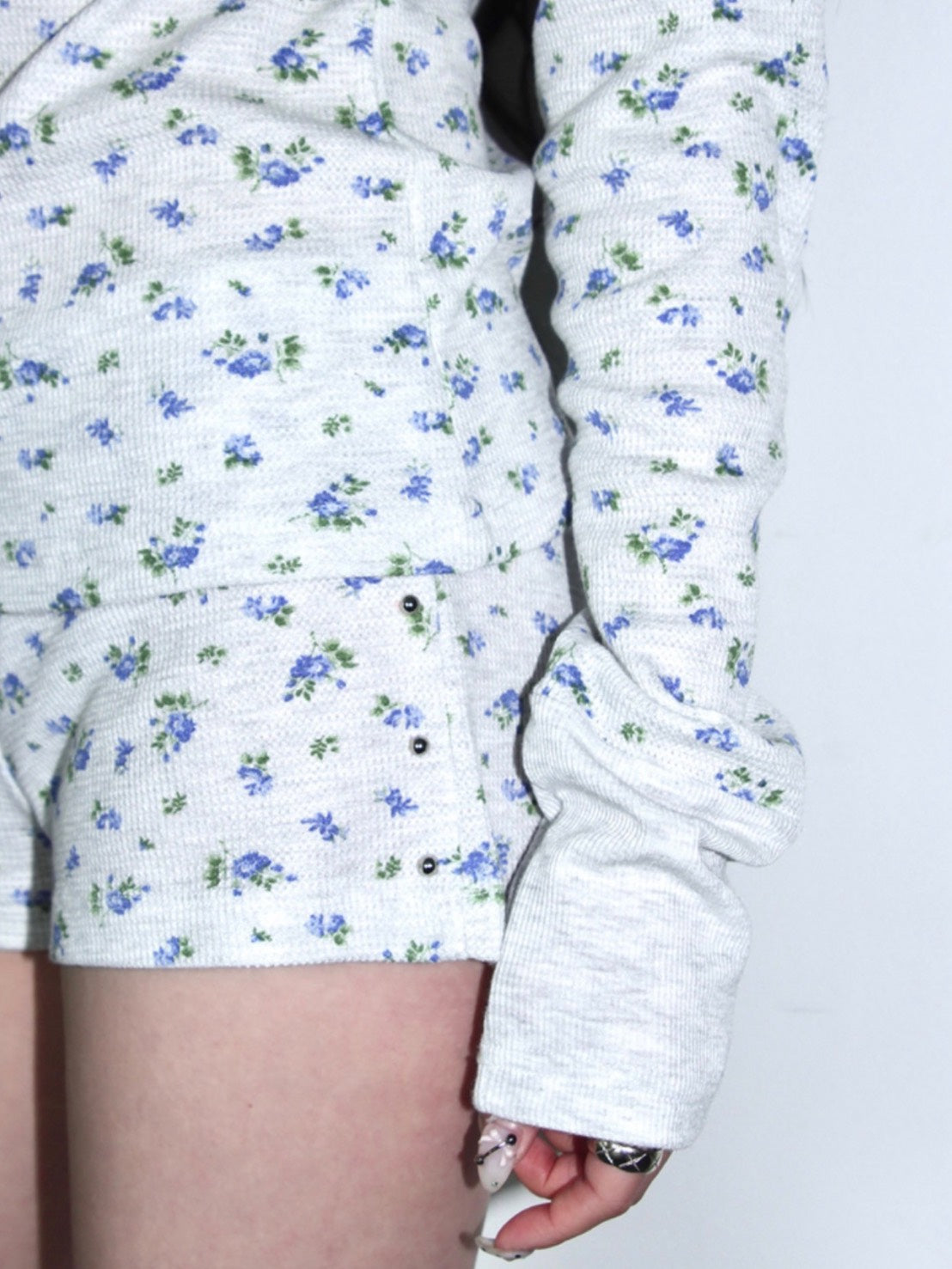 【CHERRYQUIRI】soft cozy waffle hoodie