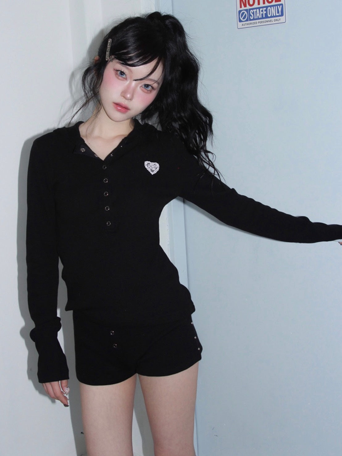 【CHERRYQUIRI】soft cozy waffle hoodie
