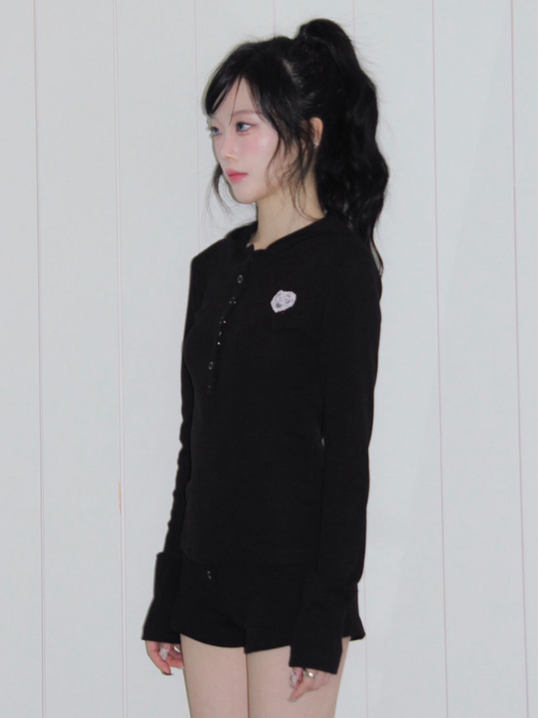 【CHERRYQUIRI】soft cozy waffle hoodie