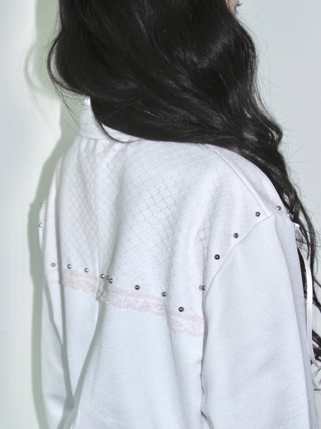 【CHERRYQUIRI】angel corset jersey zip up