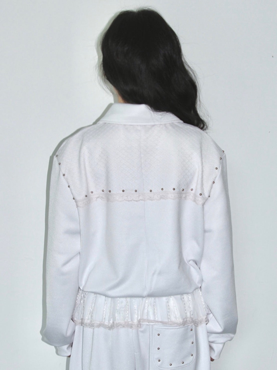 【CHERRYQUIRI】angel corset jersey zip up