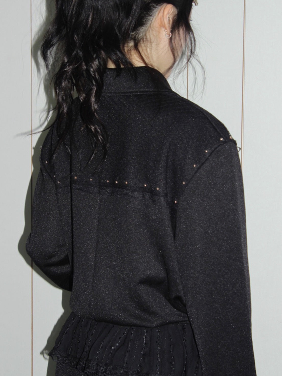 【CHERRYQUIRI】angel corset jersey zip up