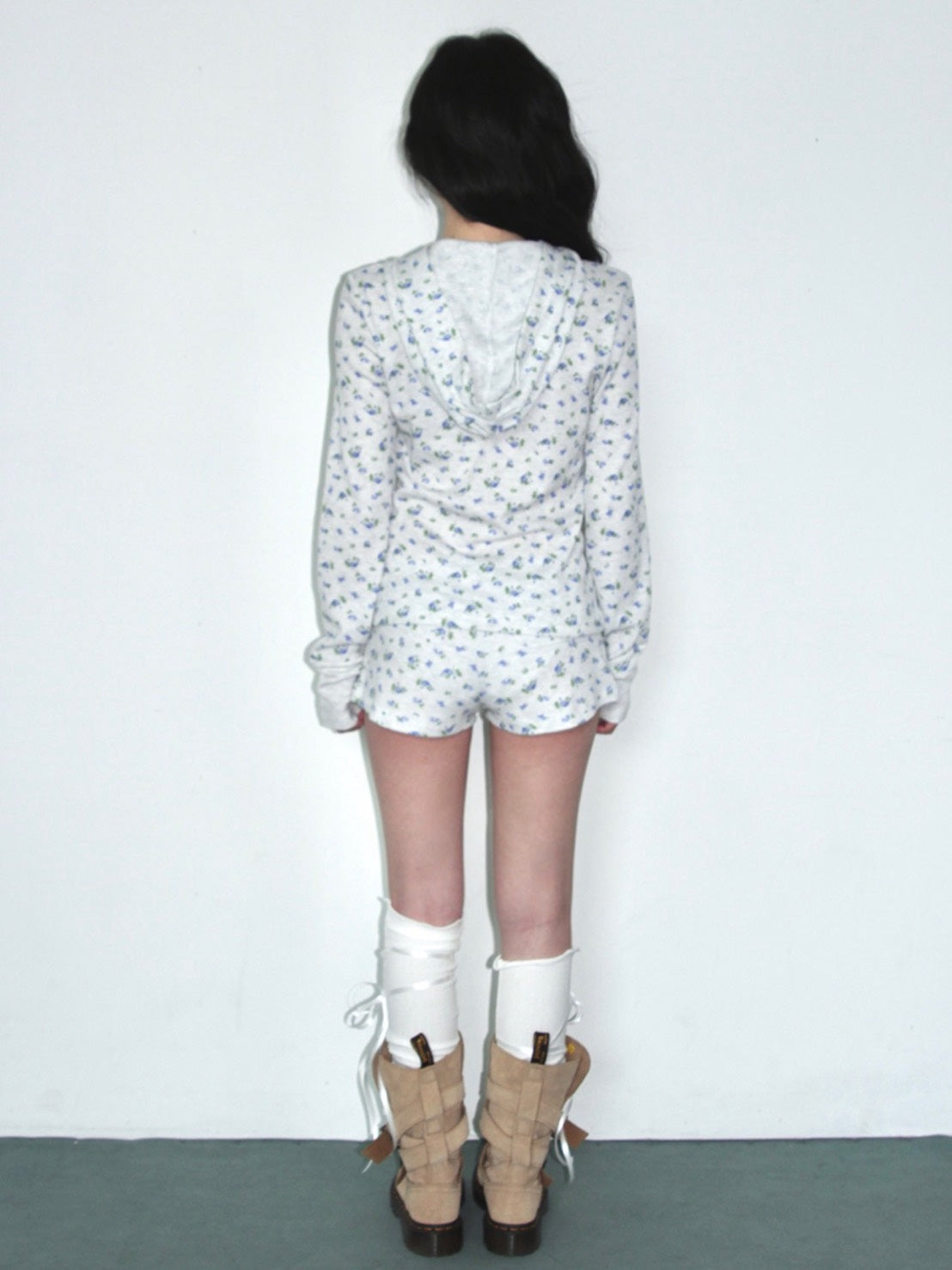 【CHERRYQUIRI】soft waffle mini shorts