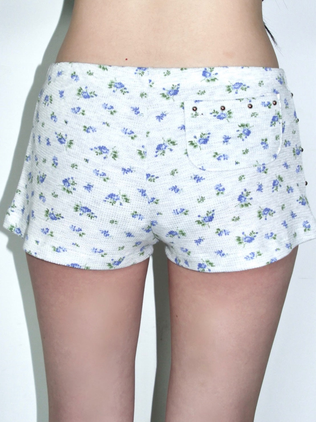 【CHERRYQUIRI】soft waffle mini shorts