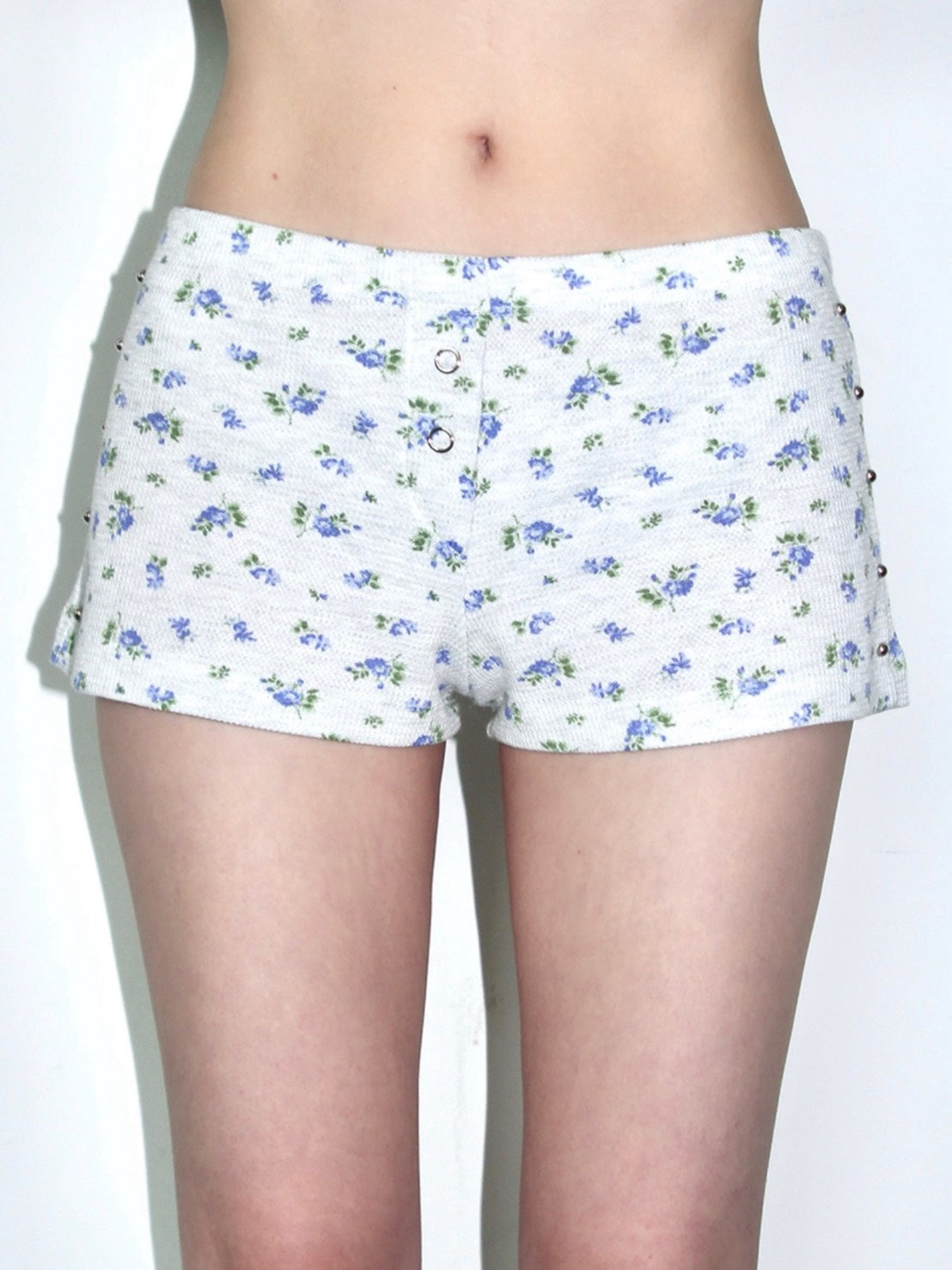 【CHERRYQUIRI】soft waffle mini shorts