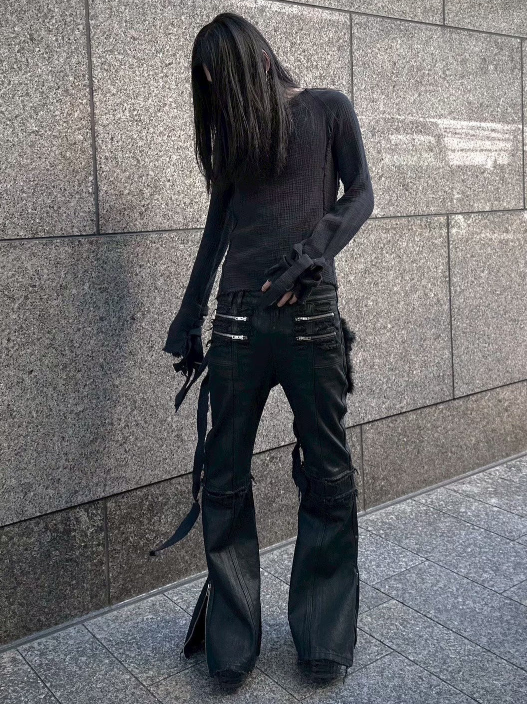パンツ YIKAI LABORATORY syncope waxed denim 1 YIKAI LABORATORY】syncope waxed denim – PRESSING WEB SHOP