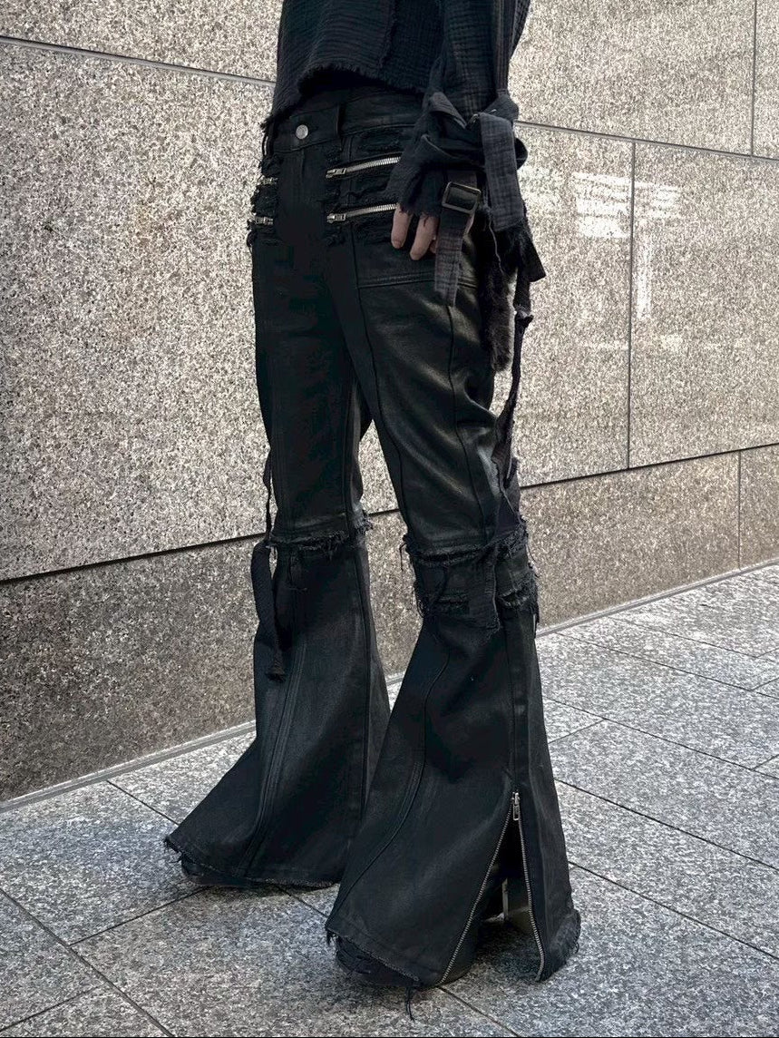 4/27 20:00発売【YIKAI LABORATORY】syncope waxed denim