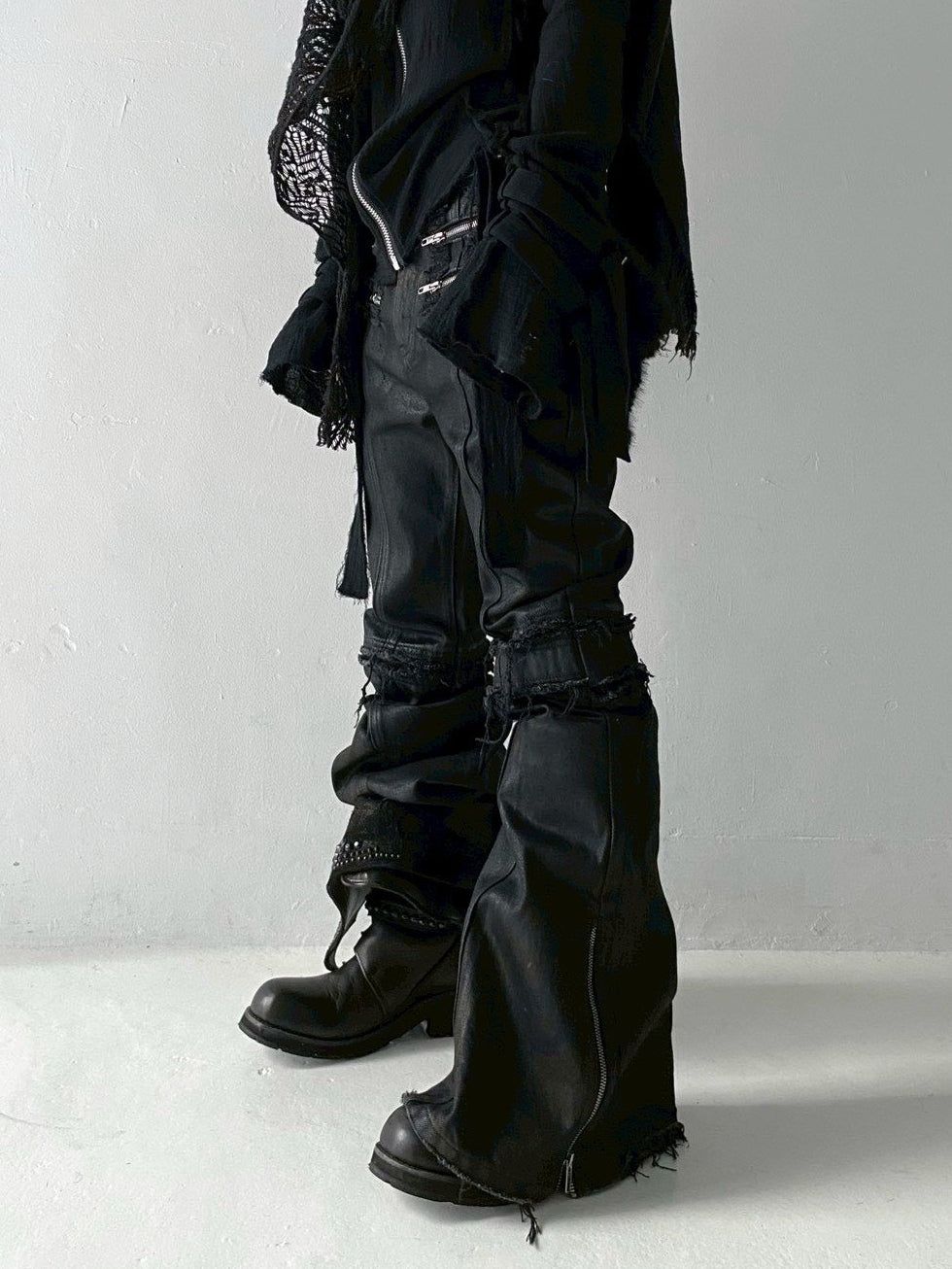 4/27 20:00発売【YIKAI LABORATORY】syncope waxed denim