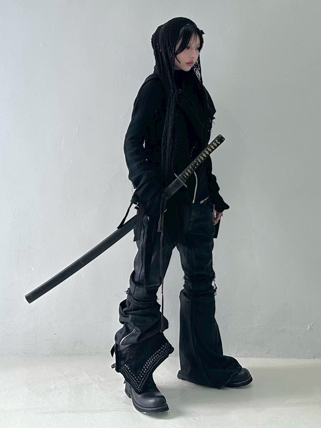 4/27 20:00発売【YIKAI LABORATORY】syncope waxed denim