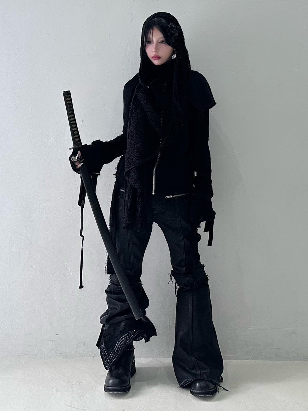 4/27 20:00発売【YIKAI LABORATORY】syncope waxed denim