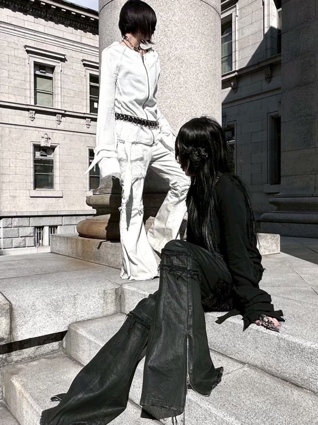 4/27 20:00発売【YIKAI LABORATORY】reversible compresse long sleeve