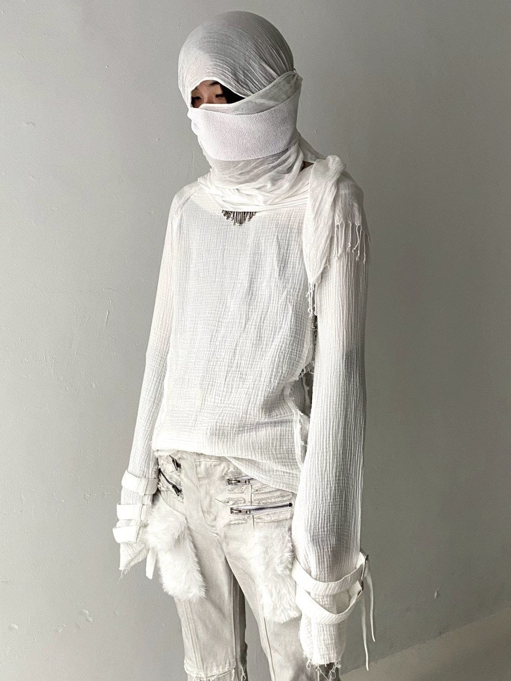 4/27 20:00発売【YIKAI LABORATORY】reversible compresse long sleeve