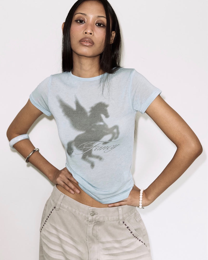 【FANCY CLUB】SHADOW PEGASUS TEE