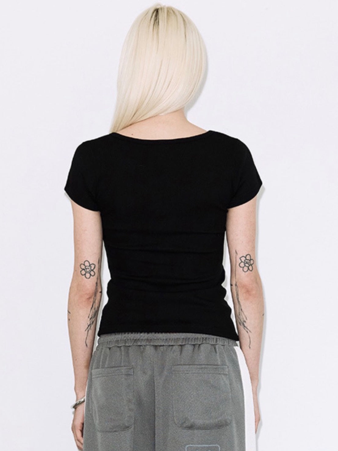 【FANCY CLUB】PEGASUS RIBBED TOP