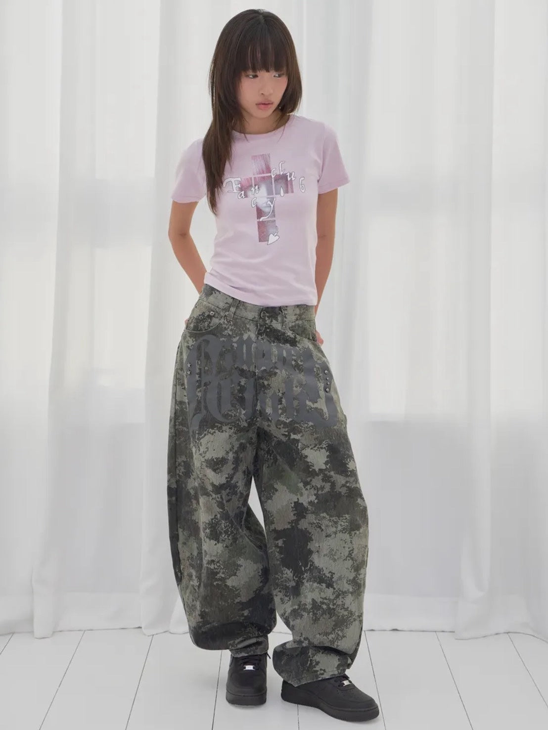 【FANCY CLUB】CROSS KIRA TEE