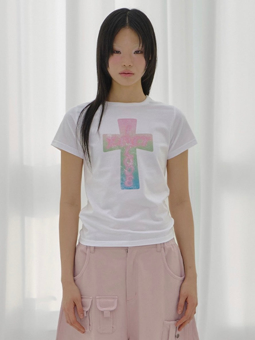 【FANCY CLUB】FROSS GLOSSY TEE