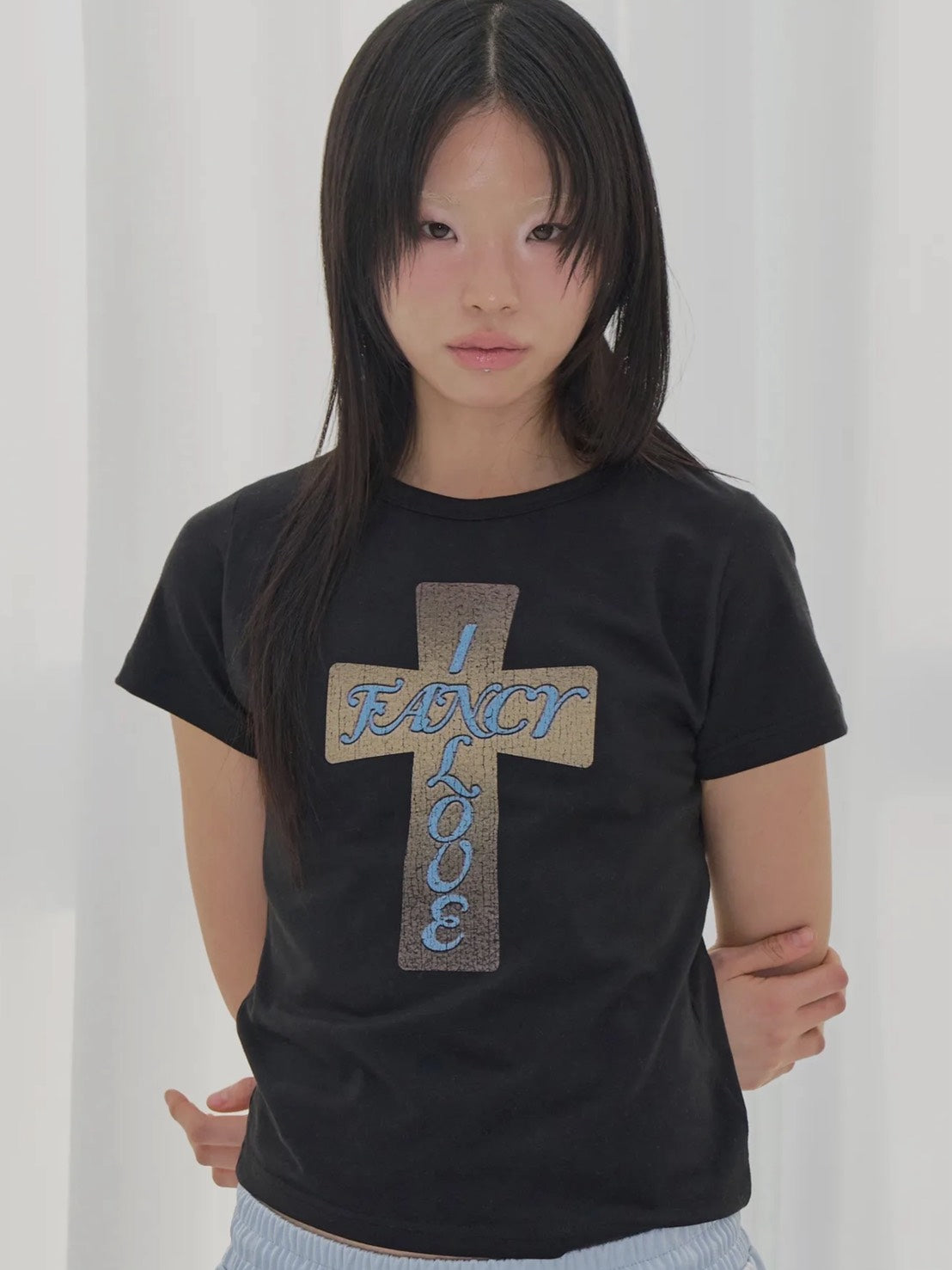 【FANCY CLUB】FROSS GLOSSY TEE