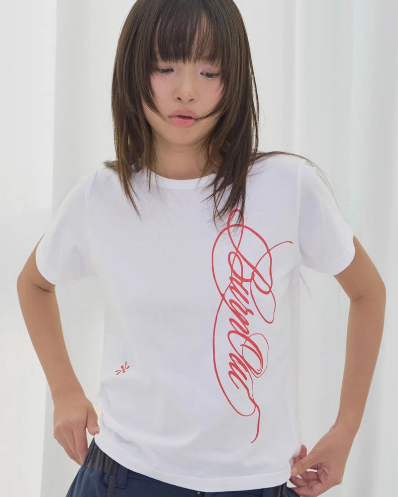 【FANCY CLUB】BURNING LEAF TEE