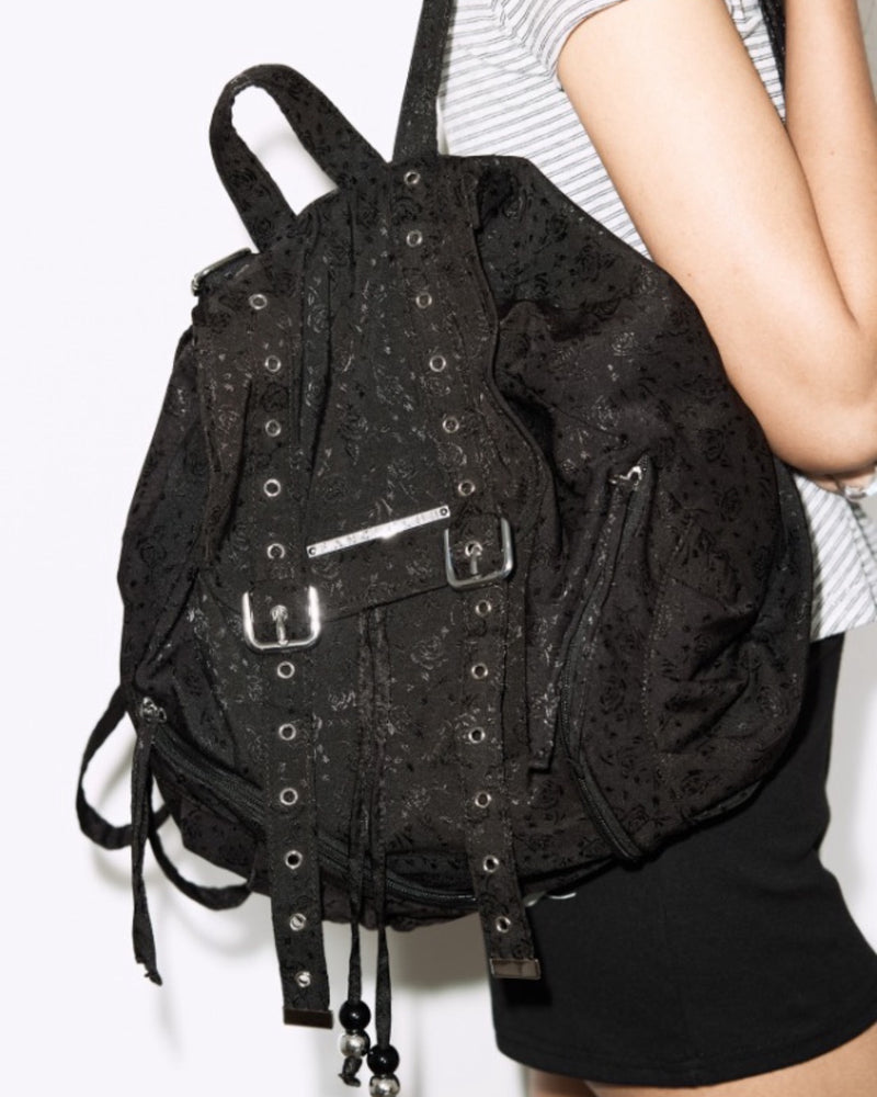 【FANCY CLUB】SATIN EYELET BACKPACK