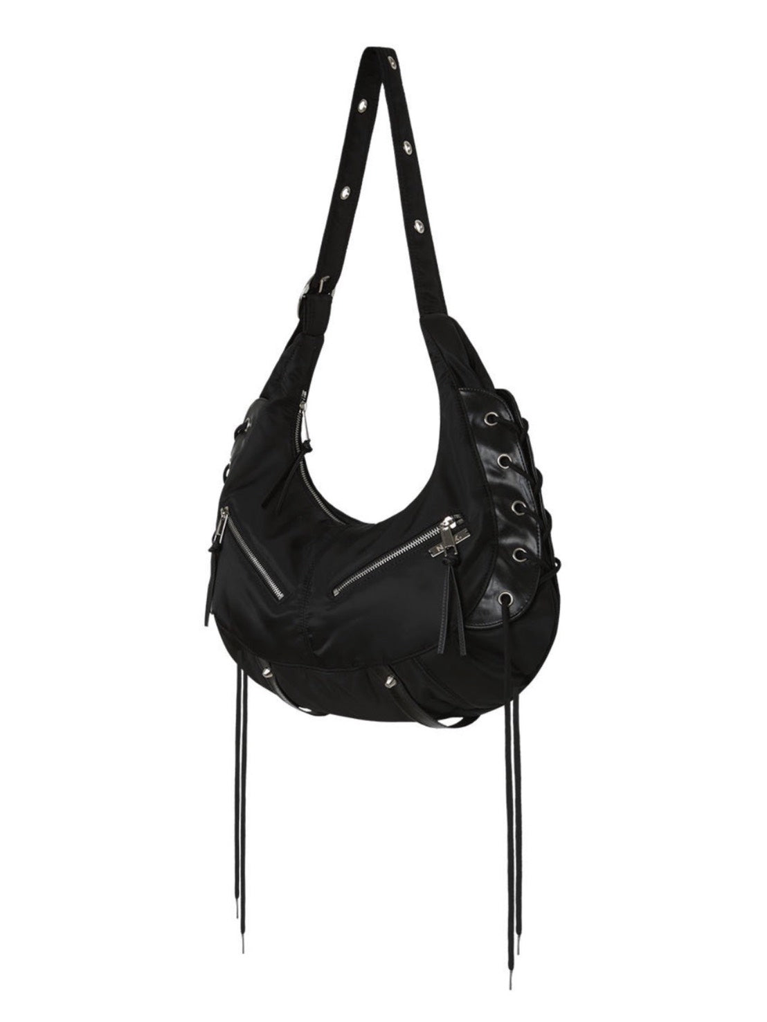 【NOT KNOWING】HALFMOON MOTO CROSS BAG(NYLON)