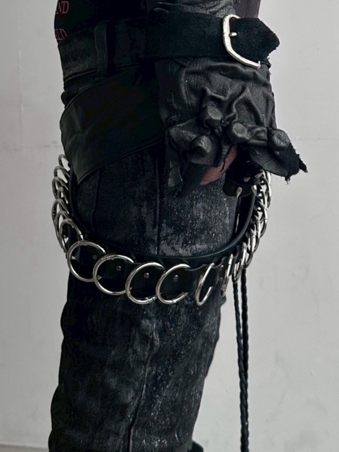 4/27 20:00発売【YIKAI LABORATORY】antiue 00ring  calfskin  belt