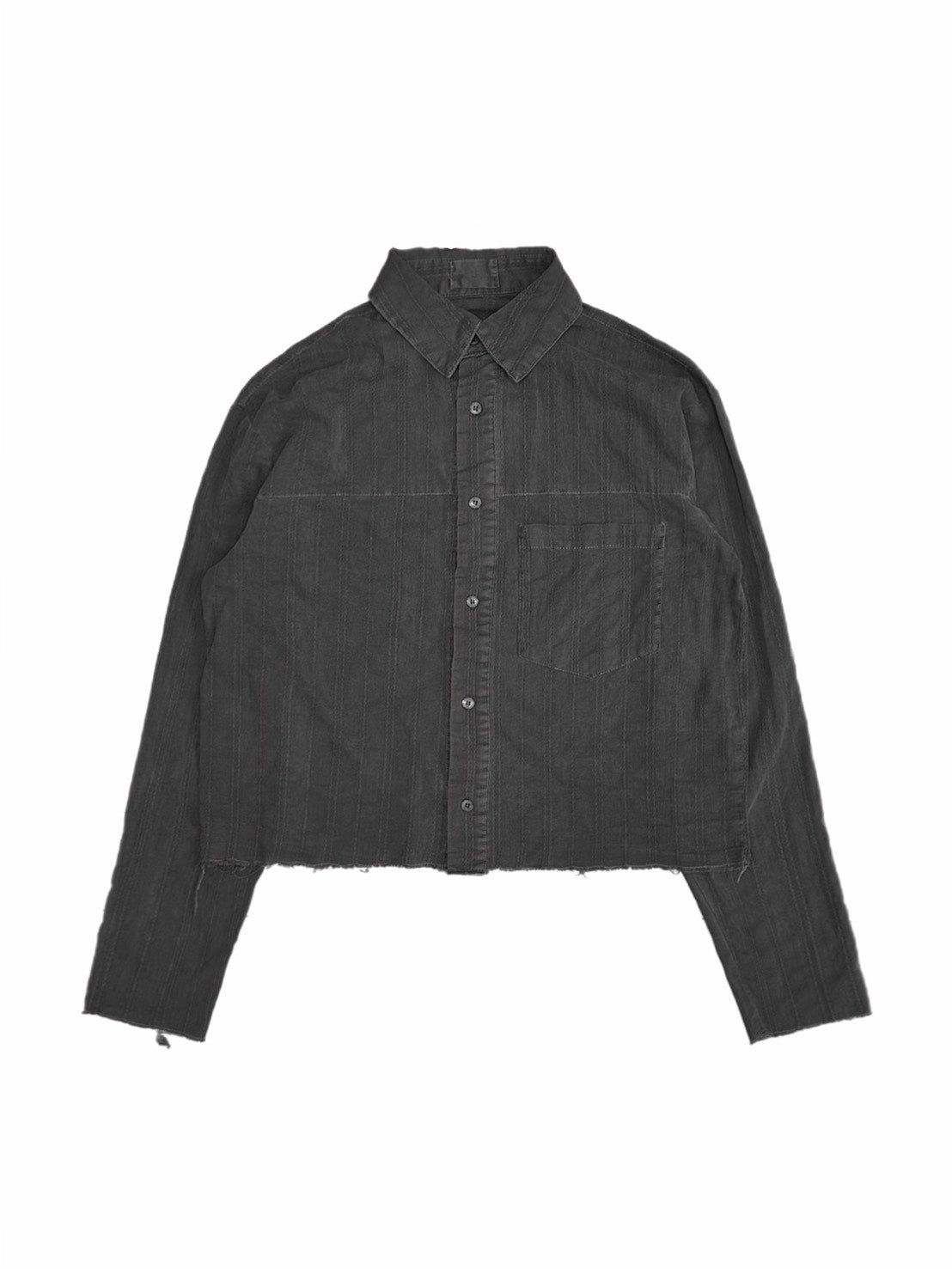4/24 20:00発売 受注制【Chikashitsu +】pigment cut off shirt (2color)