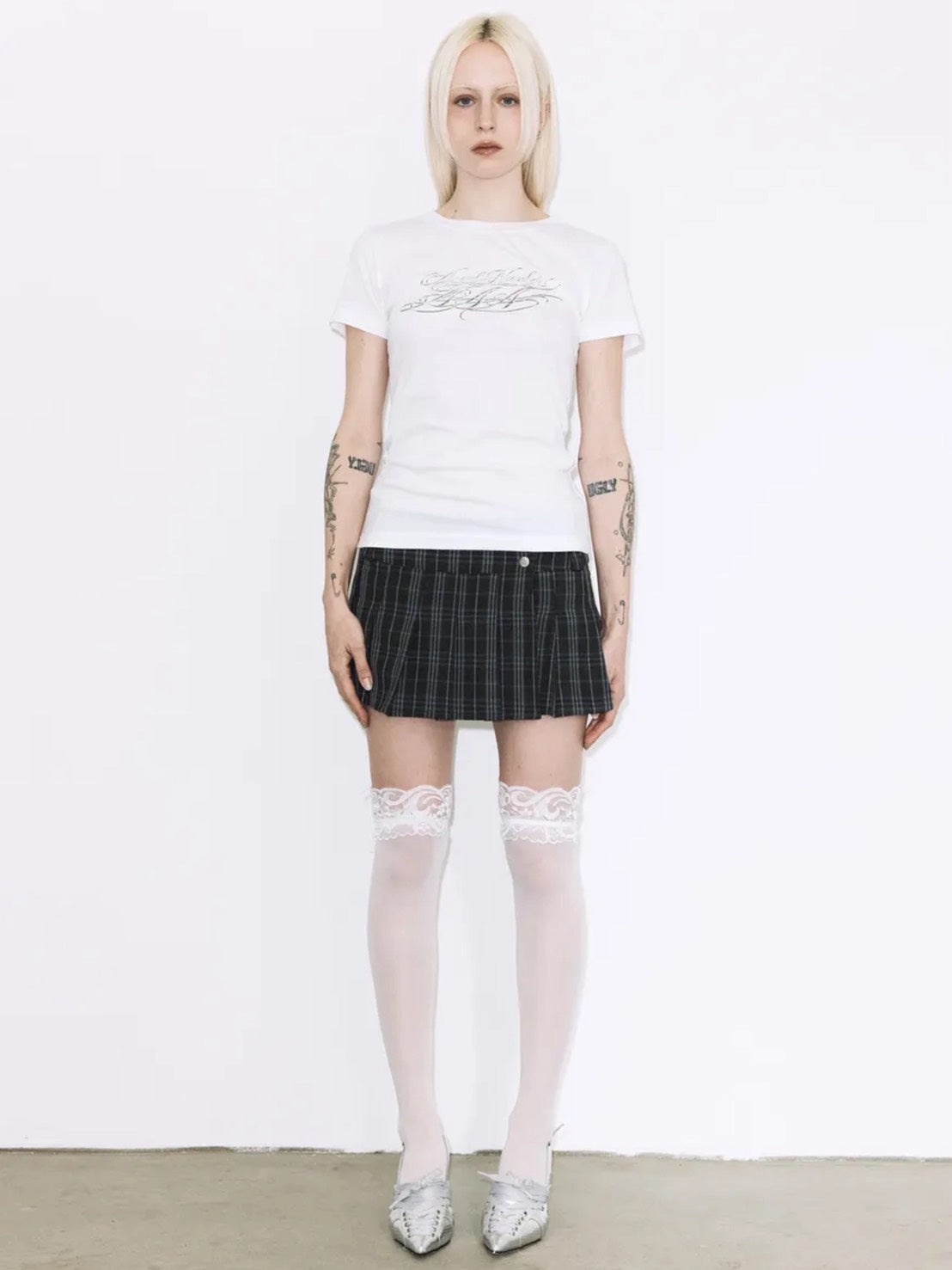 【FANCY CLUB】BACK CROSS TEE