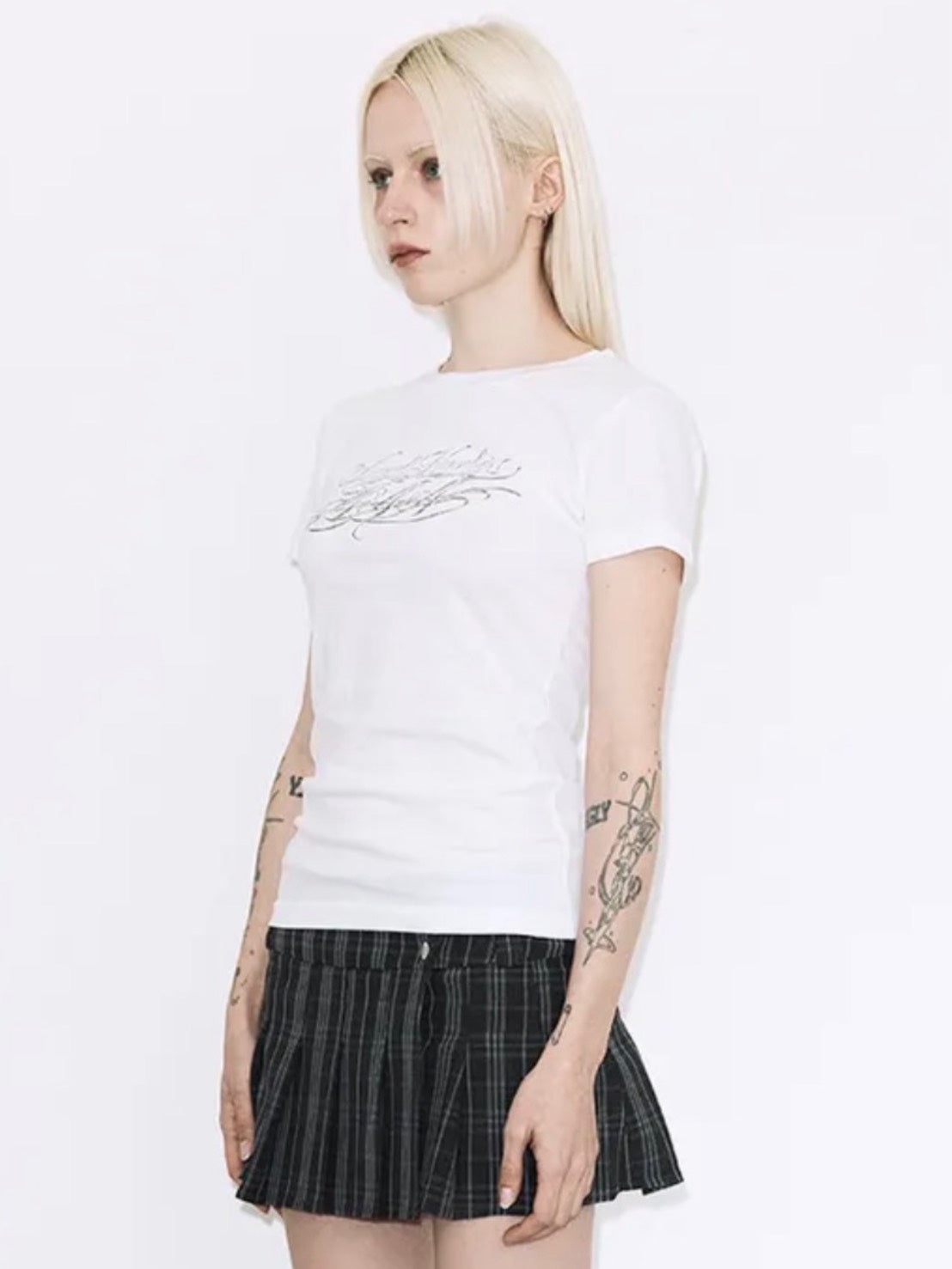【FANCY CLUB】BACK CROSS TEE