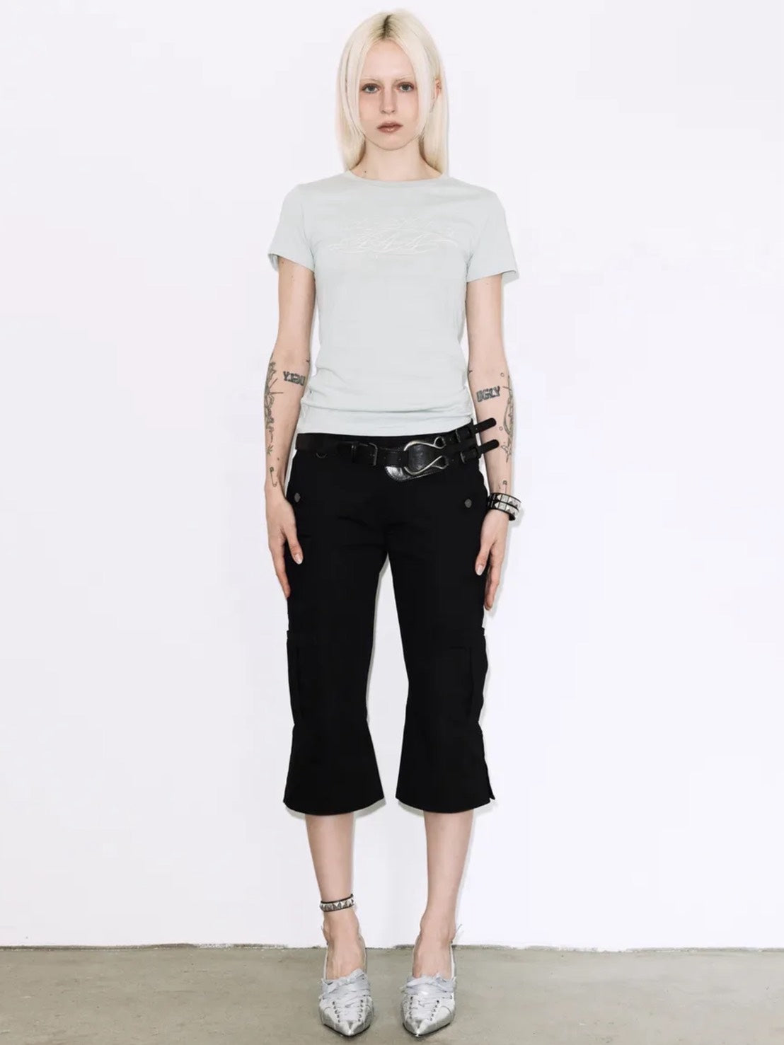 【FANCY CLUB】BACK CROSS TEE