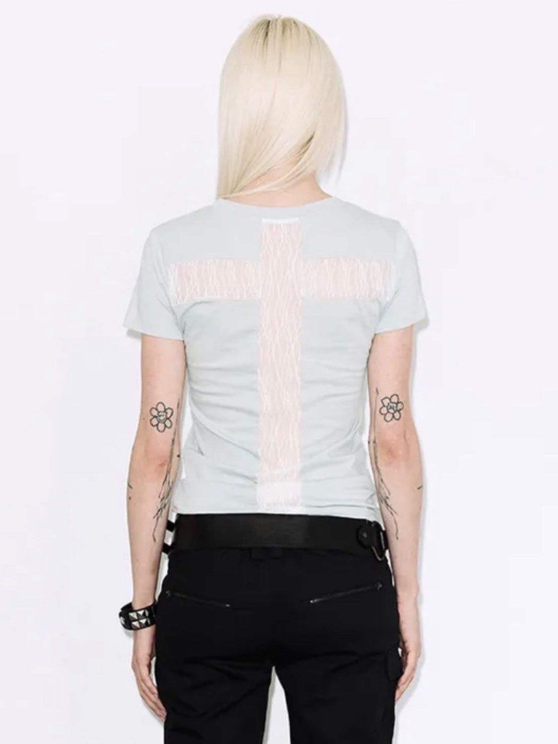【FANCY CLUB】BACK CROSS TEE