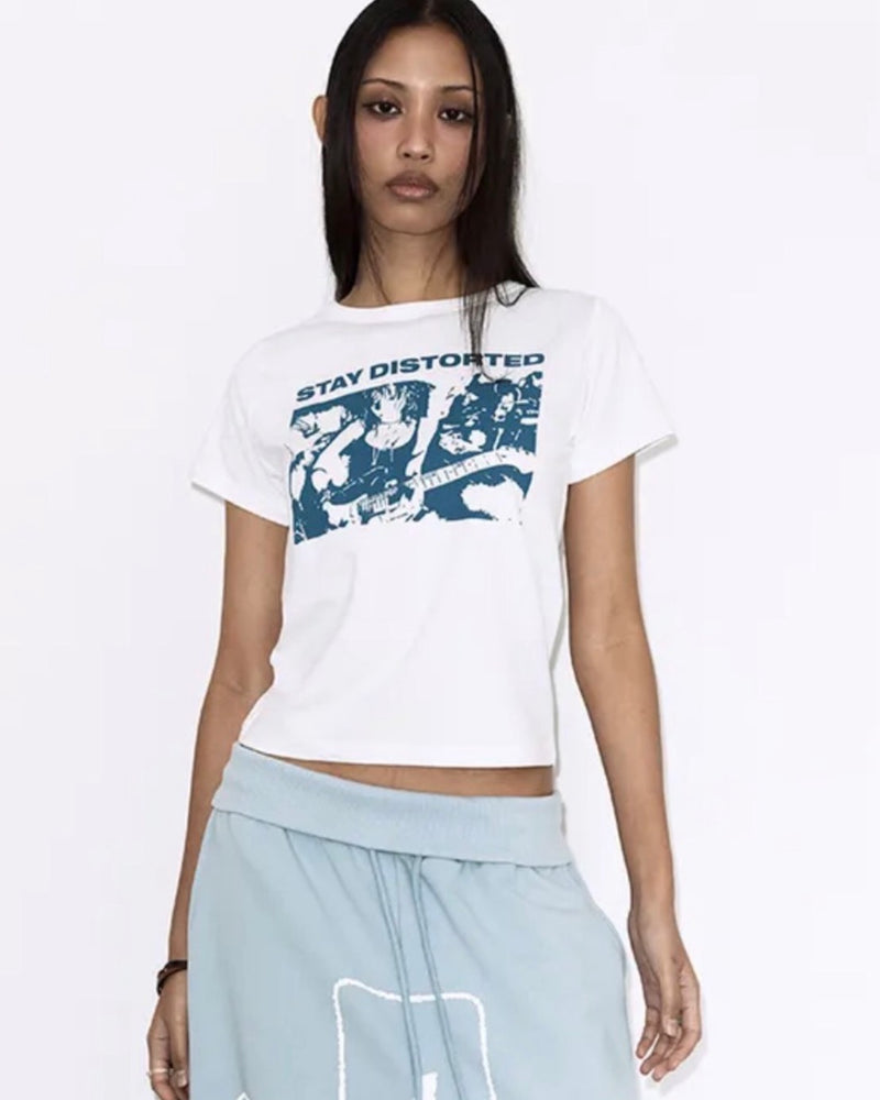 【FANCY CLUB】DISTORT CLUB TEE