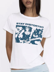 【FANCY CLUB】DISTORT CLUB TEE