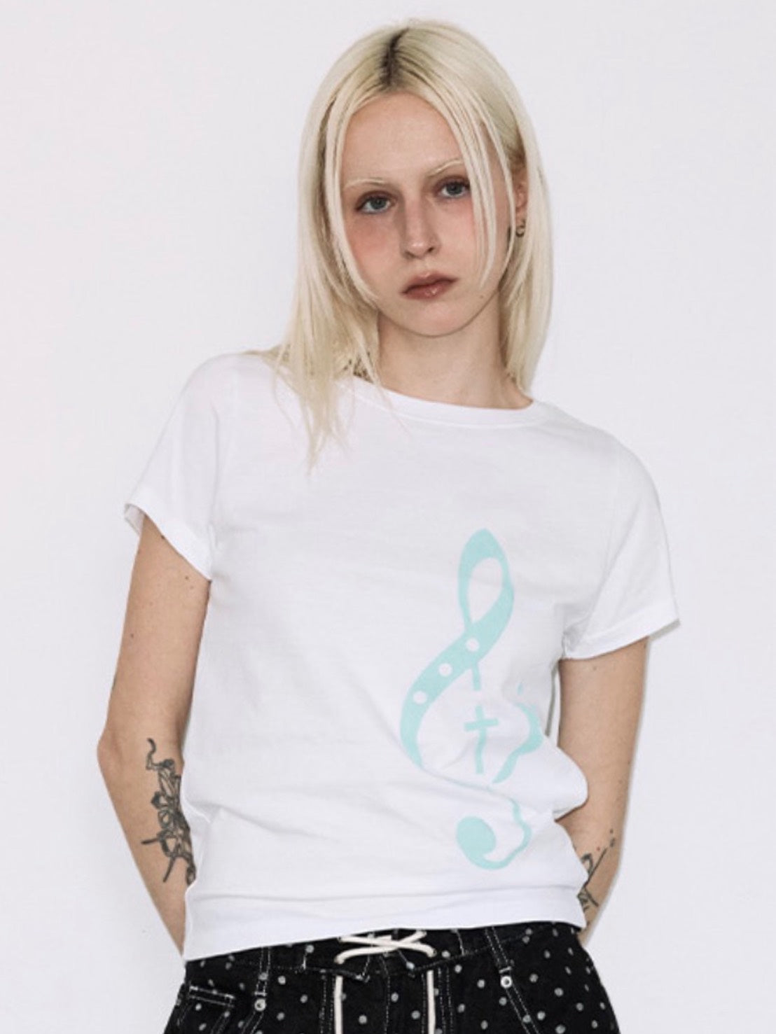 【FANCY CLUB】CLEF SYMBOL TEE