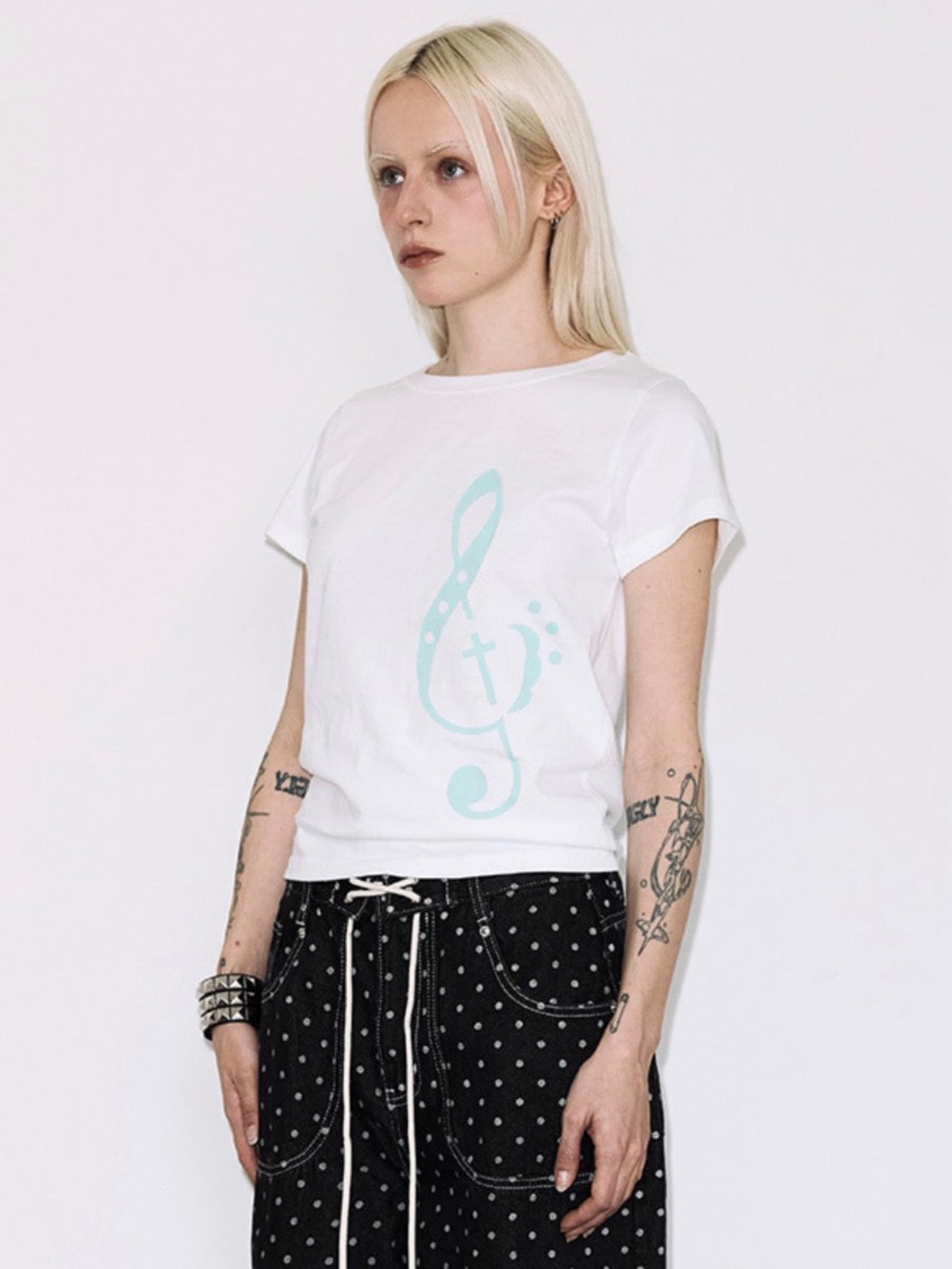 【FANCY CLUB】CLEF SYMBOL TEE