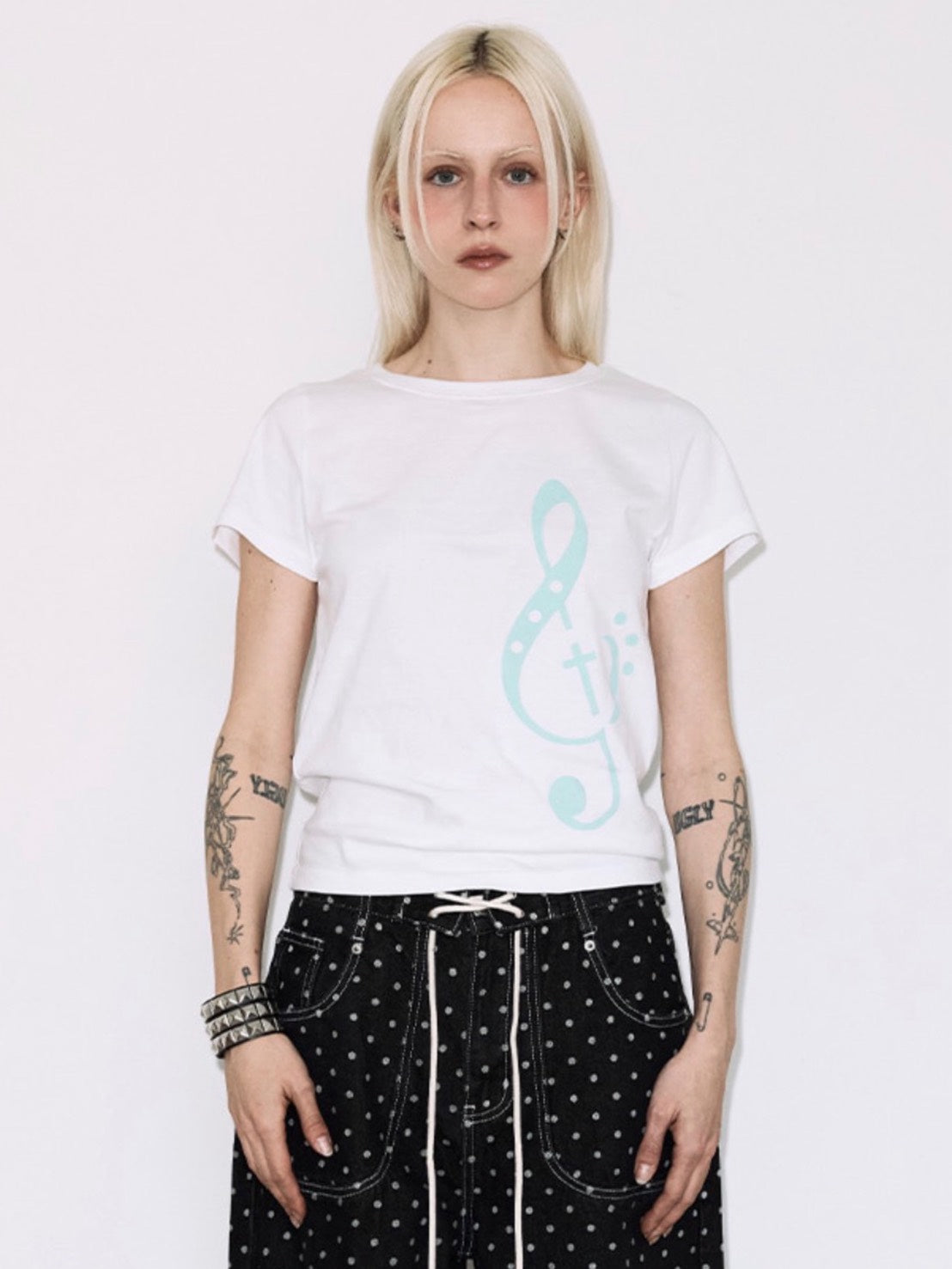 【FANCY CLUB】CLEF SYMBOL TEE