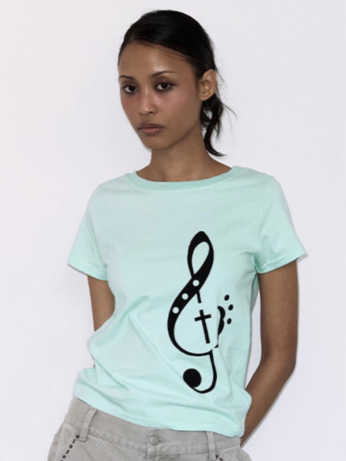 【FANCY CLUB】CLEF SYMBOL TEE