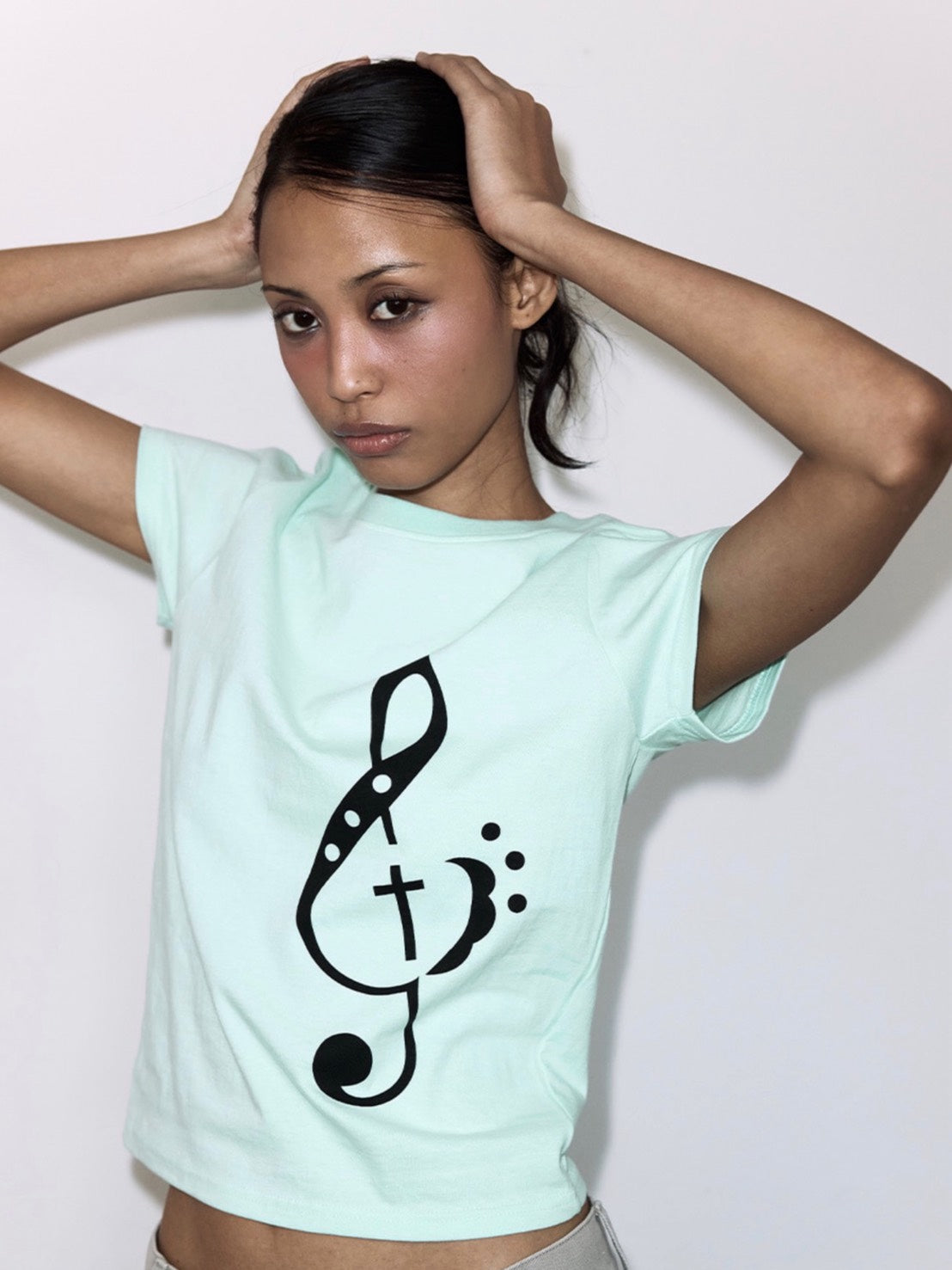 【FANCY CLUB】CLEF SYMBOL TEE