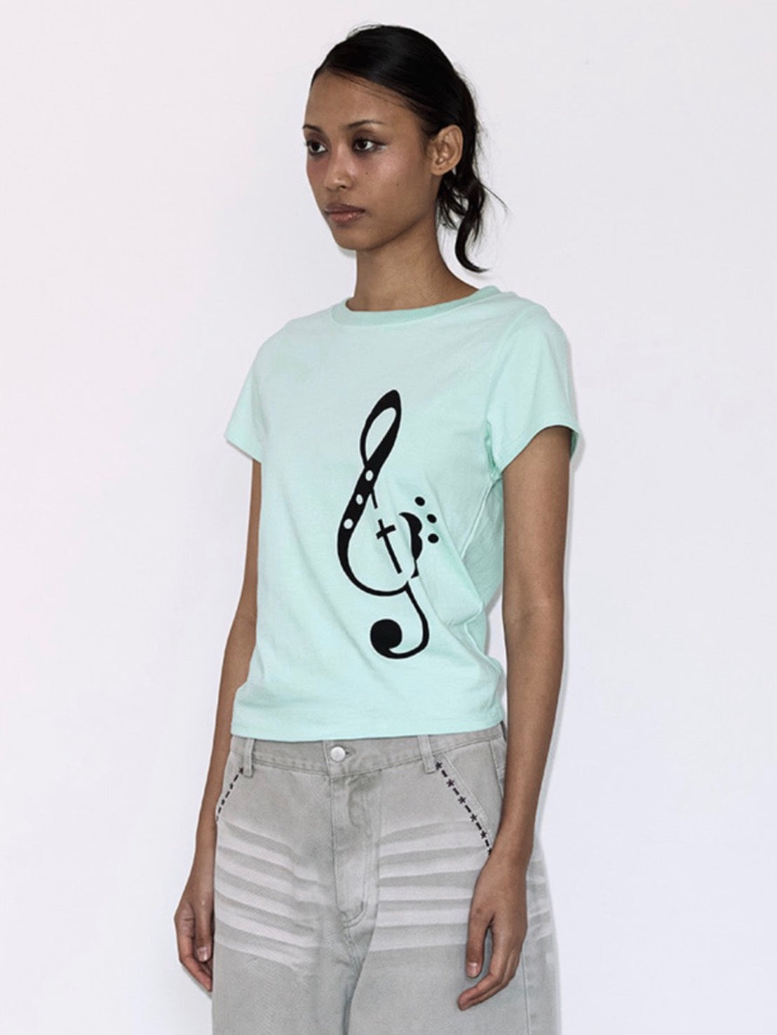 【FANCY CLUB】CLEF SYMBOL TEE