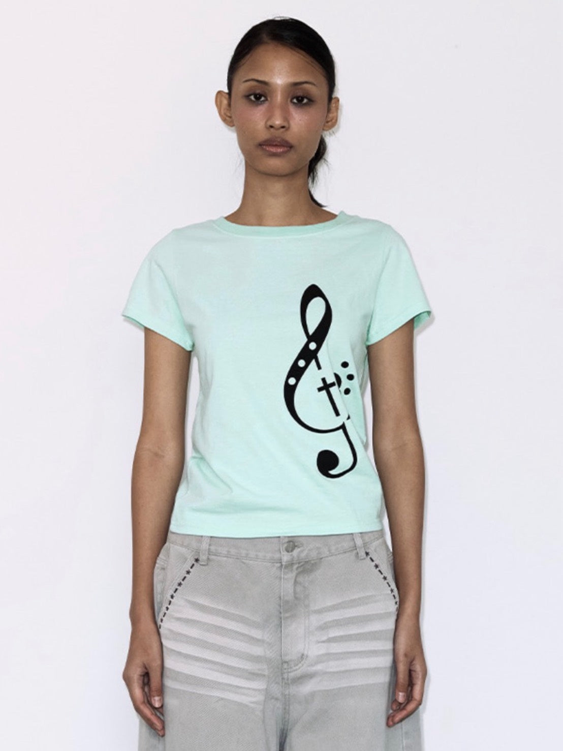 【FANCY CLUB】CLEF SYMBOL TEE