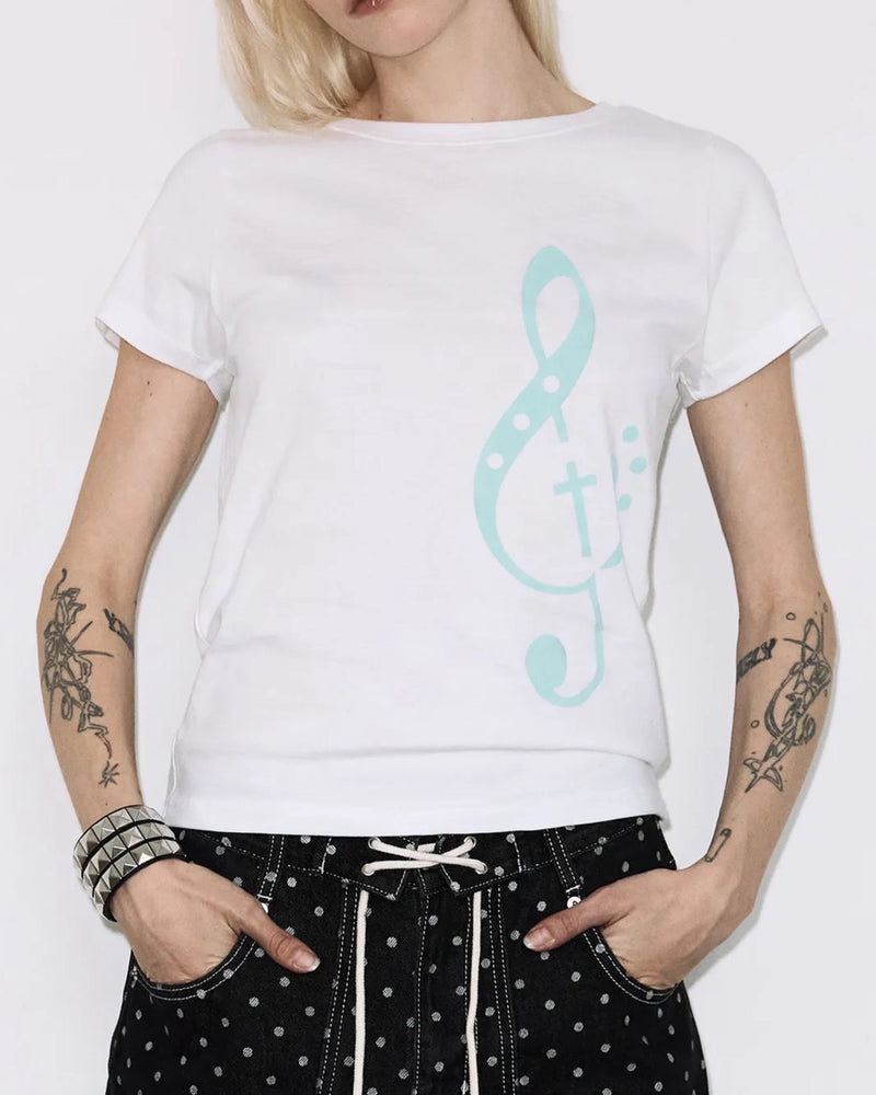 【FANCY CLUB】CLEF SYMBOL TEE