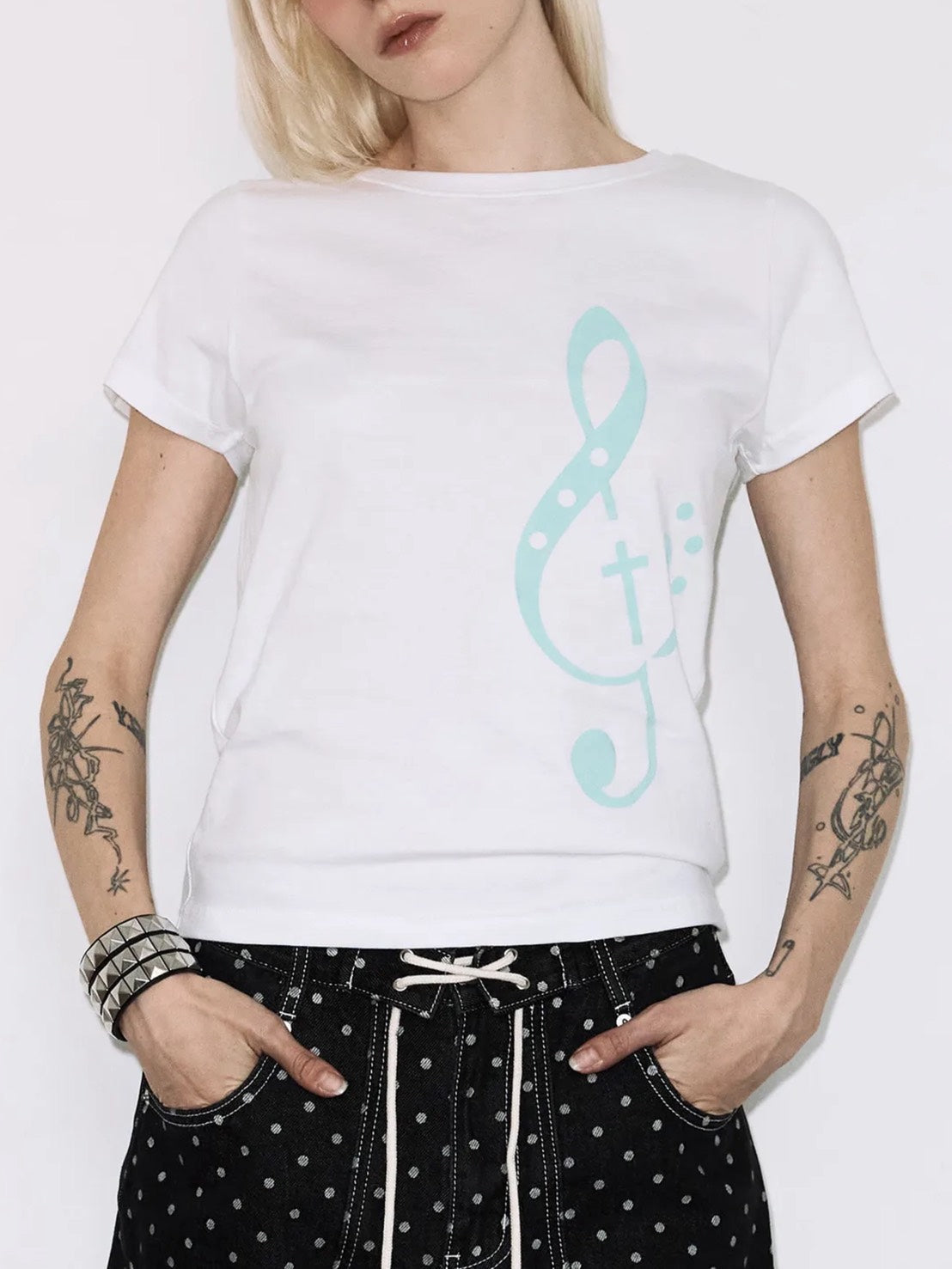 【FANCY CLUB】CLEF SYMBOL TEE