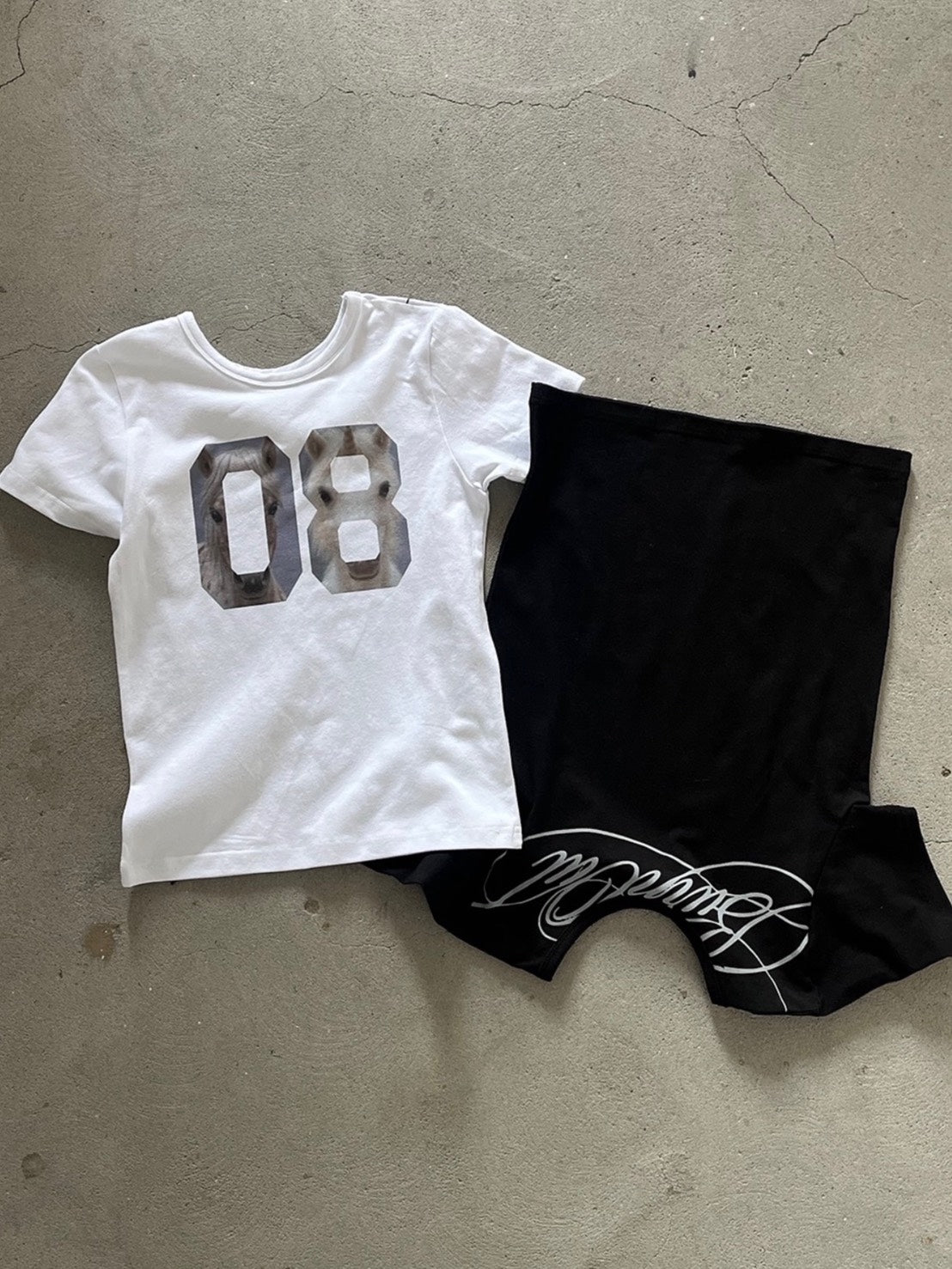 【FANCY CLUB】2-WAY 08 HORSE TEE