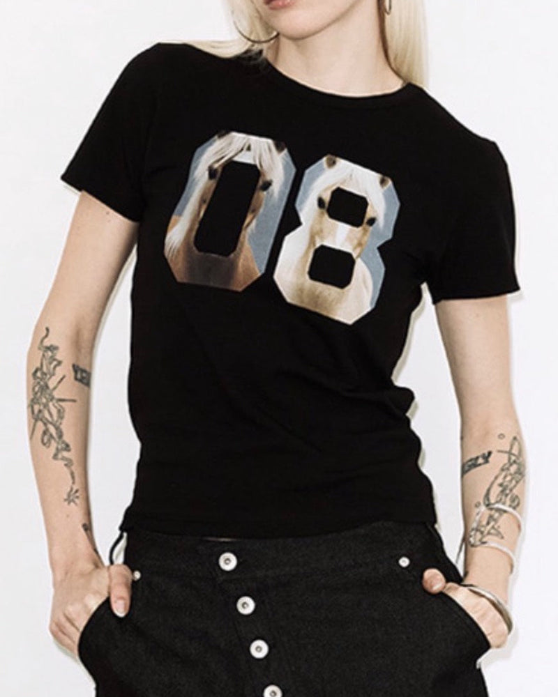 【FANCY CLUB】2-WAY 08 HORSE TEE