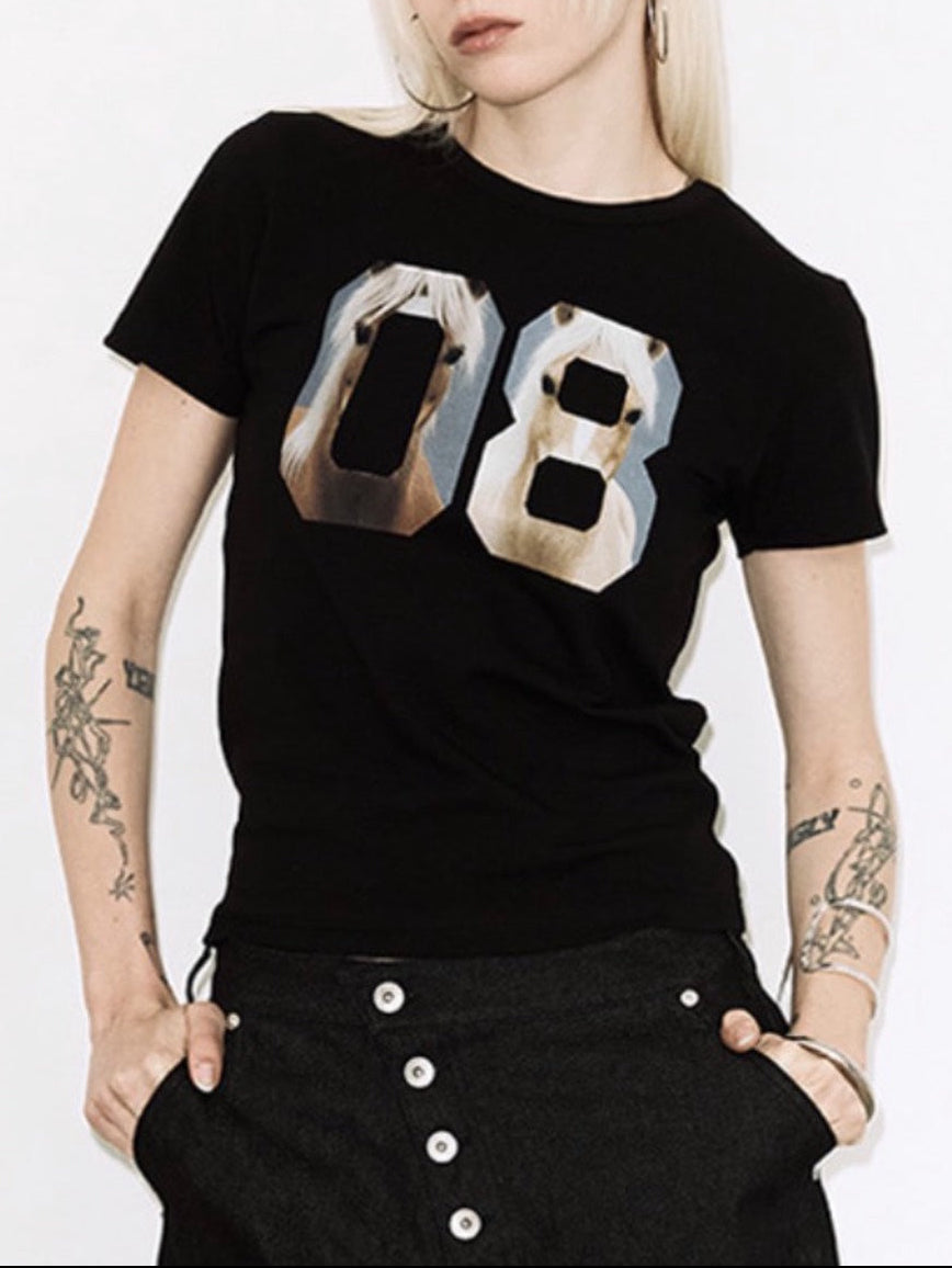 【FANCY CLUB】2-WAY 08 HORSE TEE