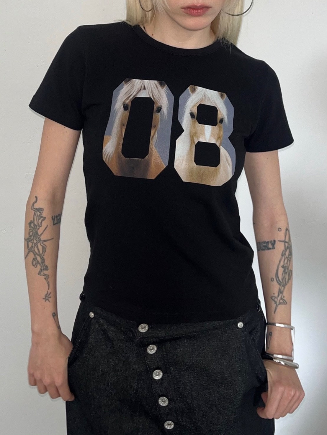 【FANCY CLUB】2-WAY 08 HORSE TEE