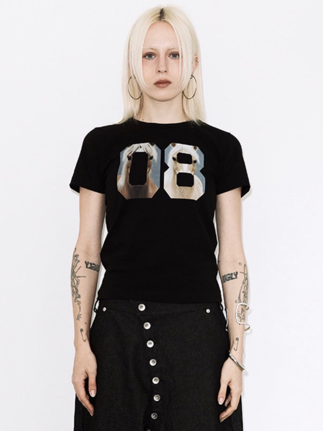 【FANCY CLUB】2-WAY 08 HORSE TEE