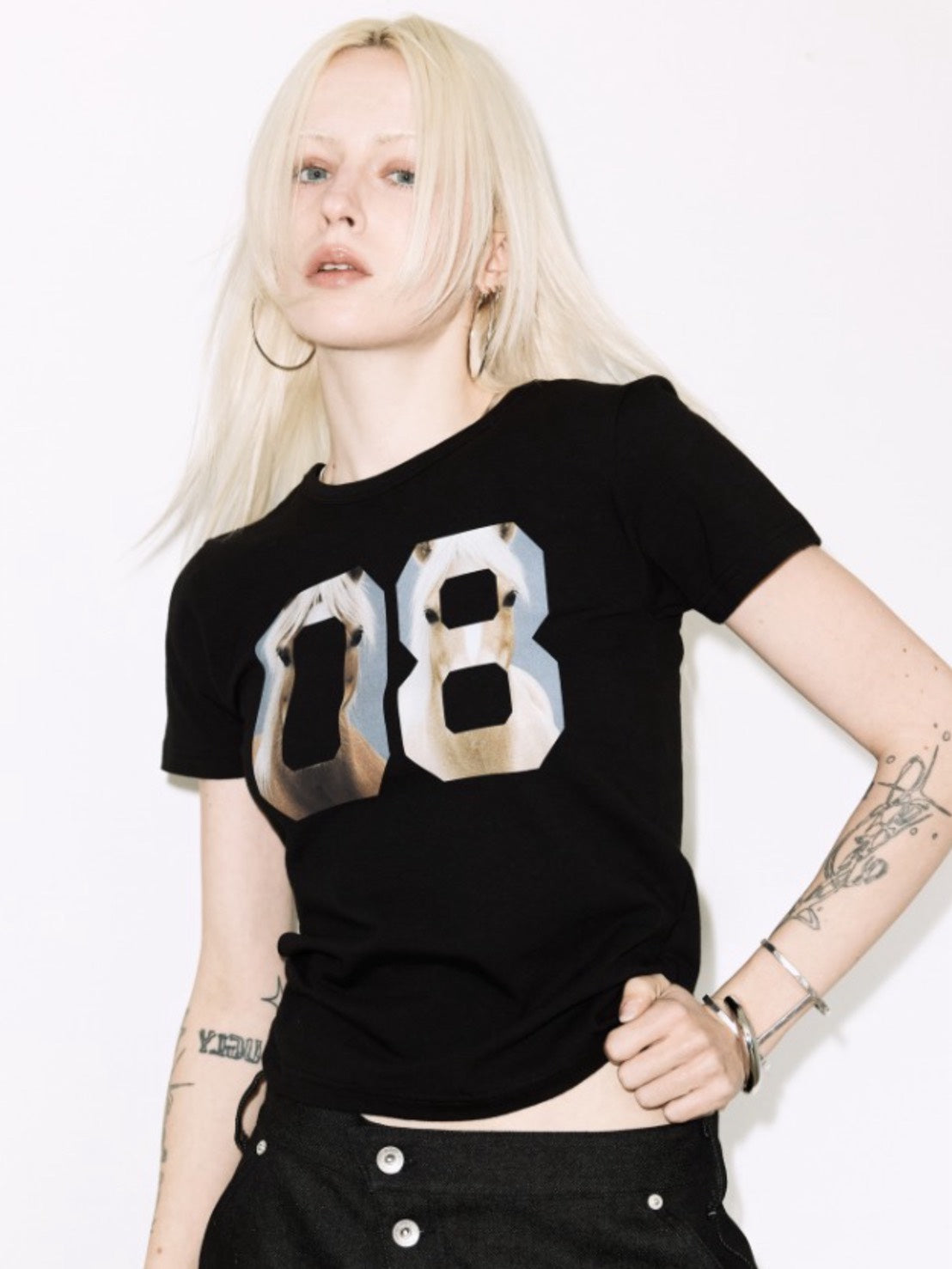 【FANCY CLUB】2-WAY 08 HORSE TEE