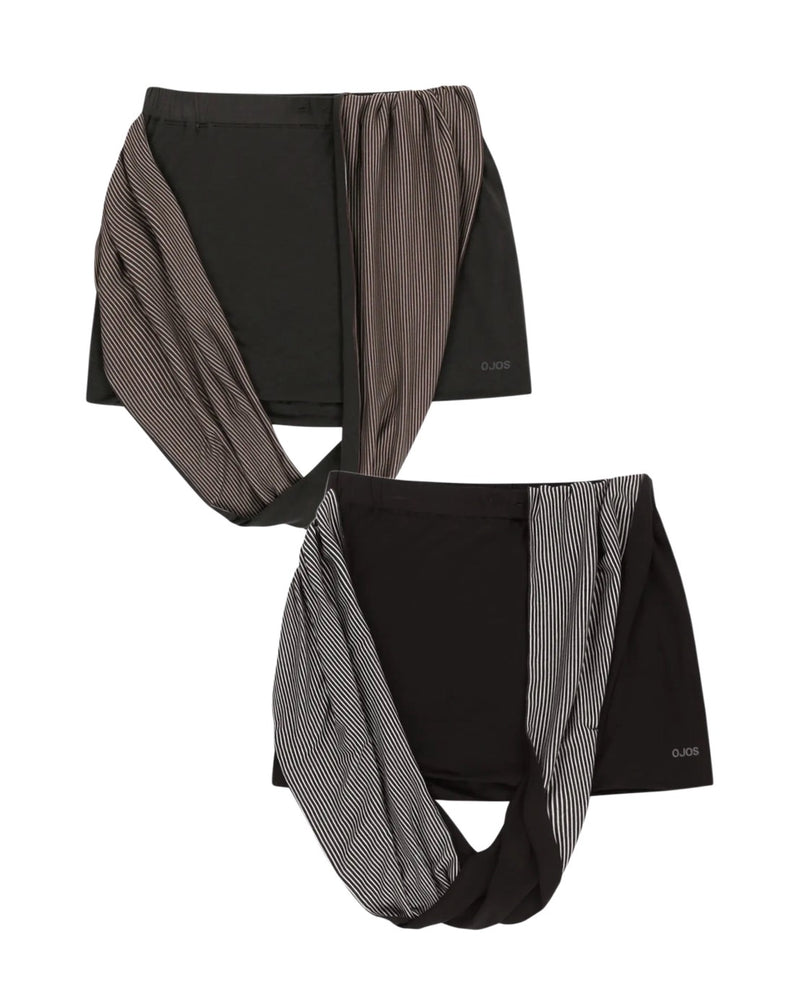 【OJOS】Draped Pumpkin Shorts